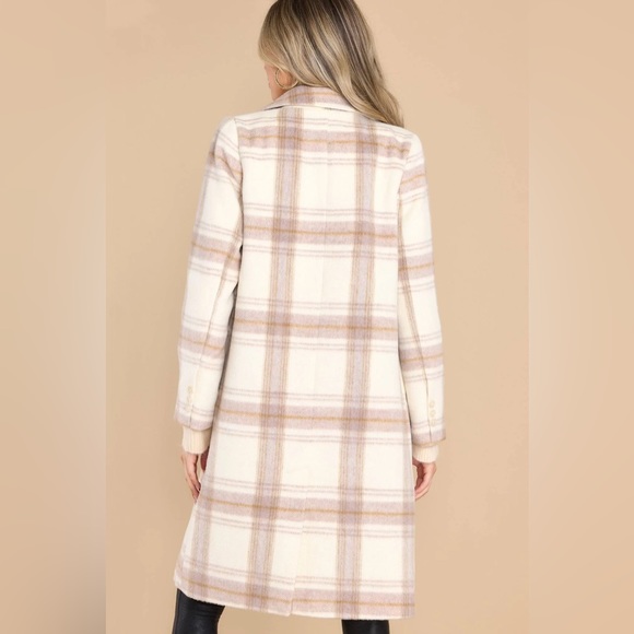 MINKPINK Iris Coat in Cream & Multi - Picture 3 of 6